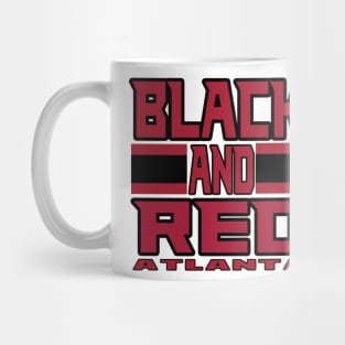 Atlanta LYFE Black and Red True Football Colors! Mug